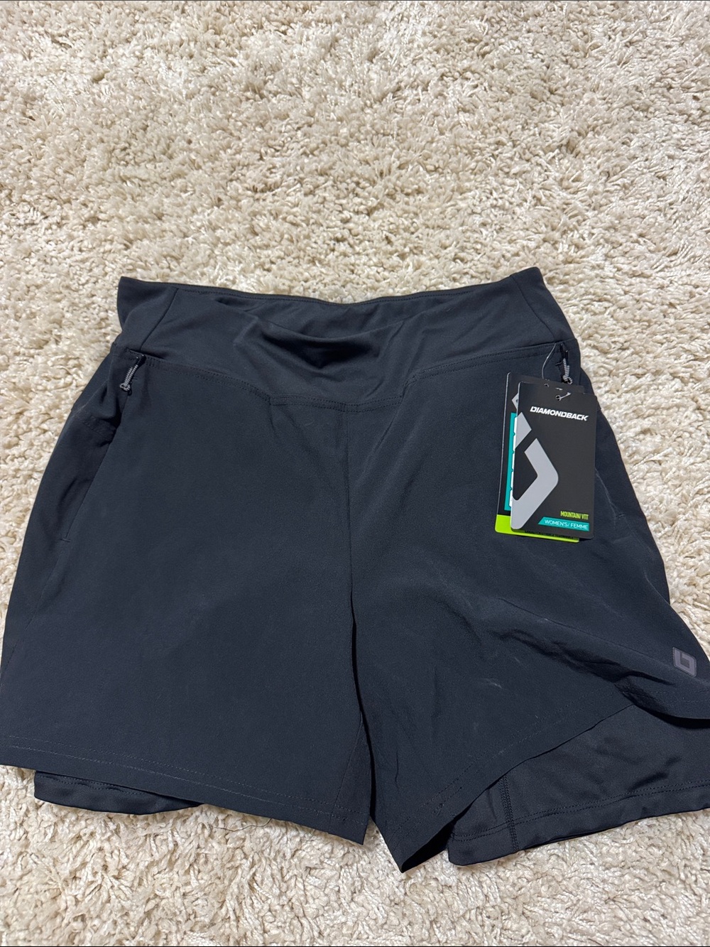 Diamond Supply Co. Black Athletic Women’s Shorts with Tag